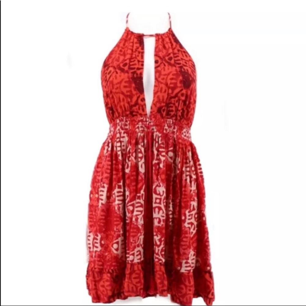 Lowest Posh Price for Free People NWT Beach Day Halter Minidress Size M - Picture 4 of 13